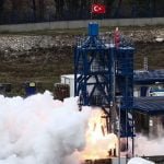 Hibrit Roket Motoru Testi Başarıyla Geçti