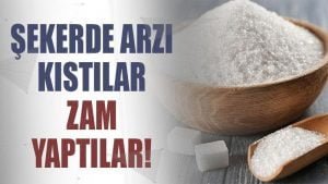 Şekerde arzı kıstılar zam yaptılar!