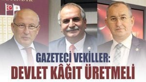 Gazeteci vekiller: Devlet kağıt üretmeli