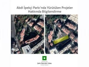 ABDİ İPEKÇİ PARKI`NDA YÜRÜTÜLEN PROJELERLE İLGİLİ BİLGİLENDİRME: