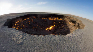 50 yıldır yanan Derveze Gaz Krateri kapatılacak