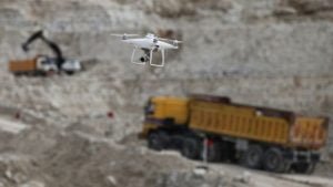MAPEG drone ile maden sahalarını denetlemeye devam ediyor