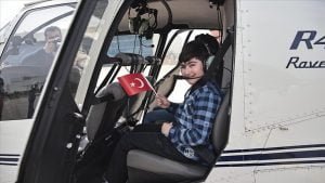 Çocuklar TUSAŞ’ta uçma heyecanı yaşadı