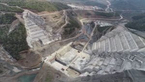 Bursa Karacabey Gölecik barajı çalışmaları devam ediyor