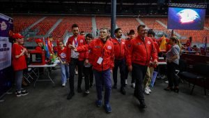 Nobel ödüllü Türk bilim insanı Aziz Sancar, TEKNOFEST Azerbaycan’ı ziyaret etti