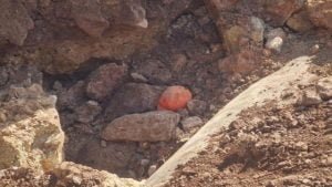 Elmas madeninde toprak kayması